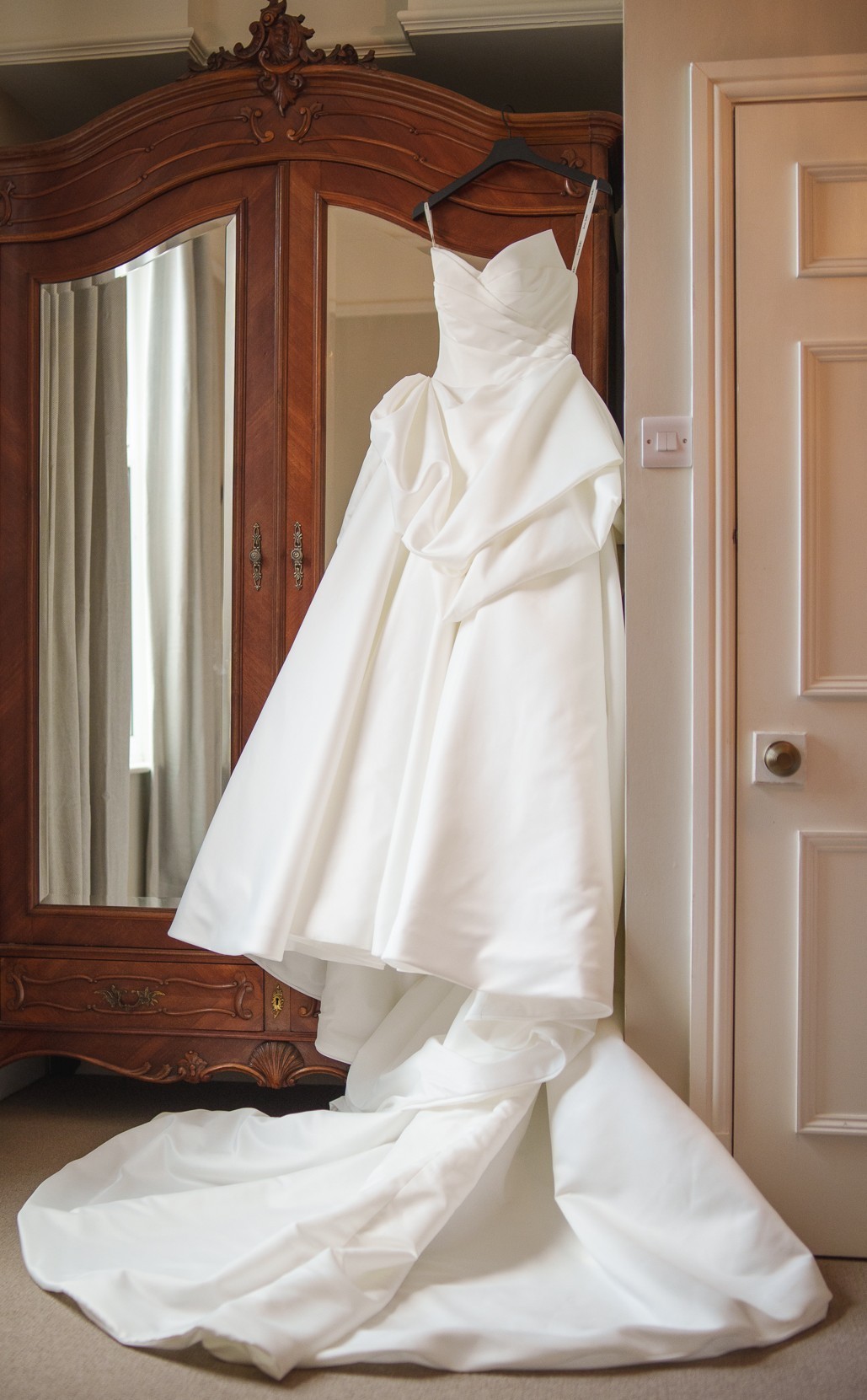 Wedding dress at Alexander House